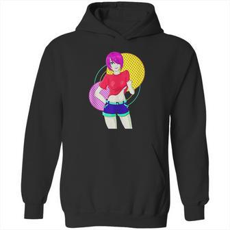 Funny Retro Vintage Girl Model Freedom Pose Hoodie | Favorety