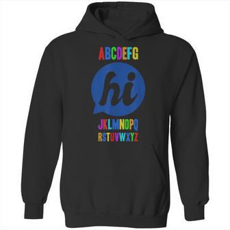 Funny Spelling School Starter Alphabet Abc Says Hi Hoodie | Favorety CA