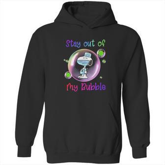 Funny Stay Out Of My Bubble Shirts Snoopy Lovers Tshirt Quarantined Social Distancing Stay At Home Tshirt Hoodie | Favorety DE