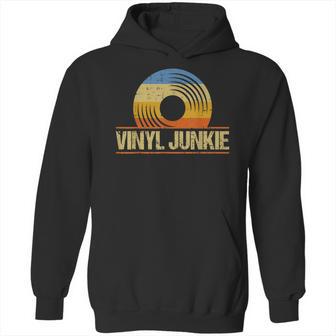 Funny Vinyl Junkie Record Collector Player Dj Hoodie | Favorety AU