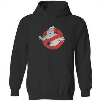 Ghostbusters Distressed No Ghost No Type Hoodie | Favorety