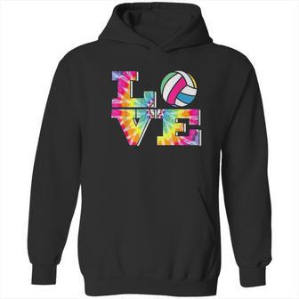 Girls Volleyball Tie Dye Love Colorful For Teenagers Hoodie | Favorety CA