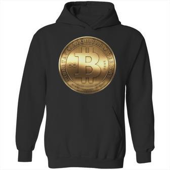 Gold Bitcoin Crypto Currency Hoodie | Favorety