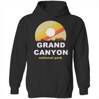 Grand Canyon National Park Retro Logo Hoodie | Favorety AU