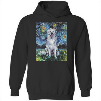 Great Pyrenees Full Version Starry Night Dog Art Hoodie | Favorety UK