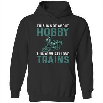 Great Train Lover Design Steam Locomotive Trainspotting Meaningful Gift Hoodie | Favorety