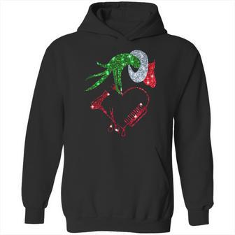 Grinch Hand Holding Love Hair Stylist Hoodie | Favorety CA