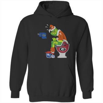 Grinch Santa Tennessee Volunteers Toilet Hoodie | Favorety