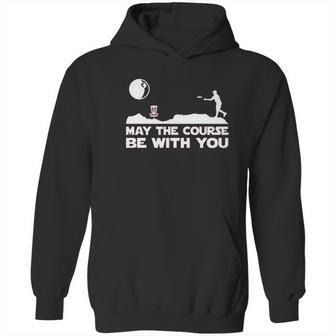 Guerrilla May The Course Be With You Funny Disc Golf Movie Hoodie | Favorety DE