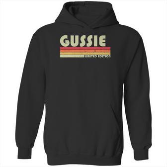 Gussie Name Personalized Retro Vintage 80S 90S Birthday Hoodie | Favorety UK