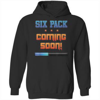 Gym Six Pack Coming Soon Fit Abs By Zany Brainy Hoodie | Favorety UK