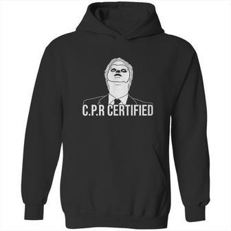 Haase Unlimited Cpr Certified Dwight Dummy Face Hoodie | Favorety