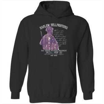 Harlem Hellfighters Soldiers Vintage Black Military History Hoodie | Favorety CA