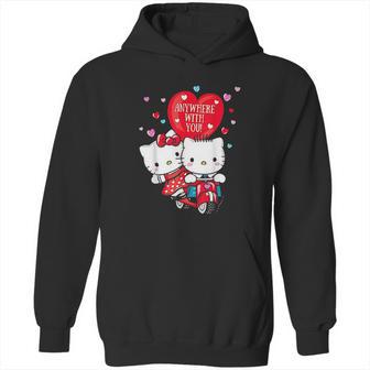 Hello Kitty And Dear Daniel Anywhere With You Valentine Hoodie | Favorety DE