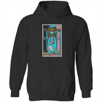 High Priestess Tarot Card Psychic Occult Metaphysical Hoodie | Favorety