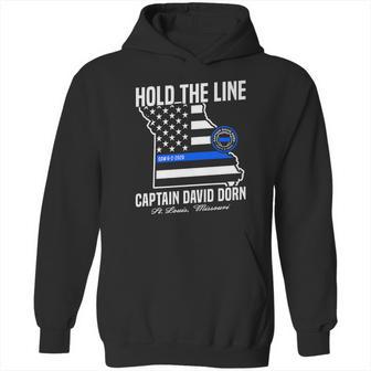 Hold The Line Captain David Dorn Hoodie | Favorety