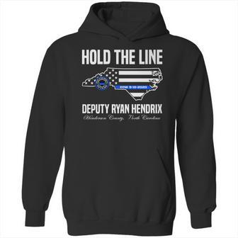 Hold The Line Deputy Ryan Hendrix Shirt Hoodie | Favorety