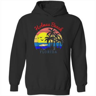 Holmes Beach Florida Vintage Retro Beach Sunset Hoodie | Favorety UK