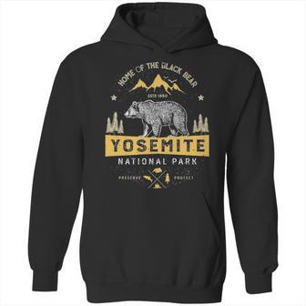 Home The Black Bear Yosemite National Park T- Hoodie | Favorety DE