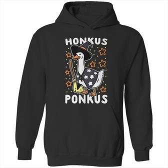 Honkus Ponkus Hocus Pocus Goose Halloween Witch Funny Cute Hoodie | Favorety