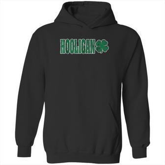 Hooligans St Patricks Day Four Leaf Clover Hoodie | Favorety UK