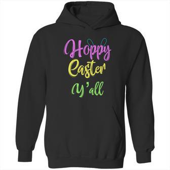 Hoppy Happy Easter Yall Southern Hoodie | Favorety AU