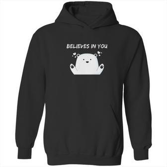 Ice Bear Believes In You Polar Bear Hoodie | Favorety DE