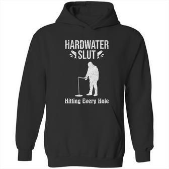 Ice Fishing Hardwater Slut Fisherman Gift Hoodie | Favorety DE