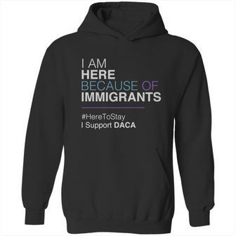 I Am Here Because Of Immigrants Hoodie | Favorety AU