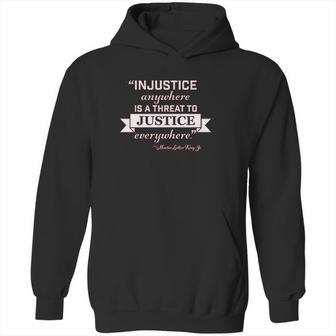 Injustice Anywhere Is A Threat To Justice Everywhere Infant Creeper Hoodie | Favorety DE