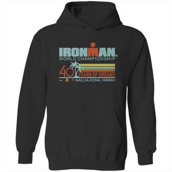 Ironman World Championship 40 Years Of Dreams Kailua-Kona Hawaii Hoodie | Favorety CA