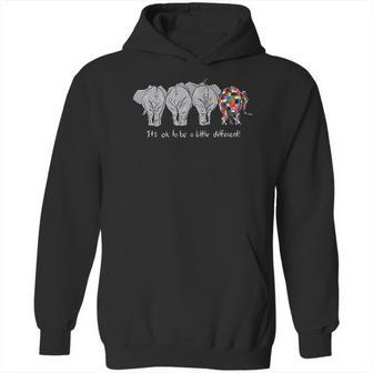 Its Ok To Be A Little Different Elephant Funny Hoodie | Favorety