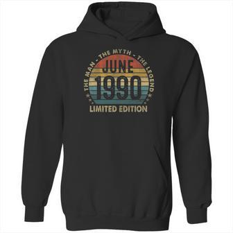 June 1990 Man Myth Legend Retro 31 Years Old For Men Hoodie | Favorety DE