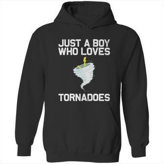 Just A Boy Who Loves Tornadoes Tornado Meteorologist Hoodie | Favorety AU