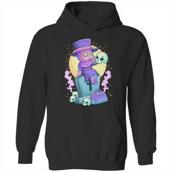 Kawaii Pastel Goth Cute Creepy Plague Doctor Skull Hoodie | Favorety DE