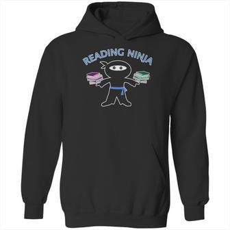 Kids Reading Ninjaby Scarebaby Blue Hoodie | Favorety AU