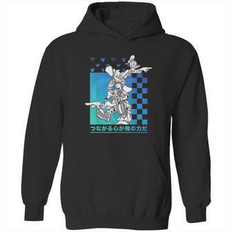 Kingdom Hearts Sora Donald Goofy Kanji Checkerboard Hoodie | Favorety