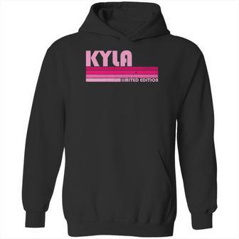 Kyla Name Personalized Retro Vintage 80S 90S Style Hoodie | Favorety AU