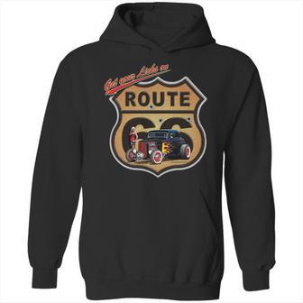 Larry Grossman Licks On Route 66 Hoodie | Favorety CA