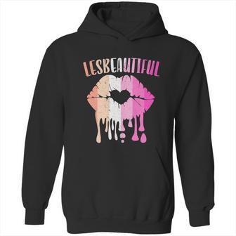 Lesbeatiful Lesbian Lgbtq Member Sexual Diversity Pride Cute Gift Graphic Design Printed Casual Daily Basic Hoodie | Favorety UK