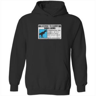 License To Carry Small Arms Tyrannosaurus Rex Hoodie | Favorety