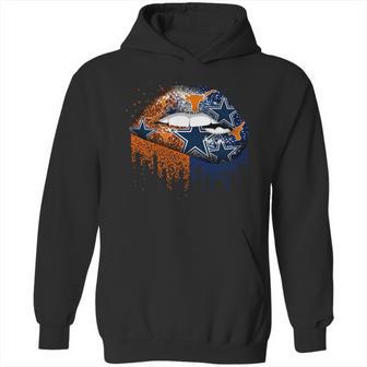 Lip Texas Longhorns And Dallas Cowboys Shirt Mf Hoodie | Favorety