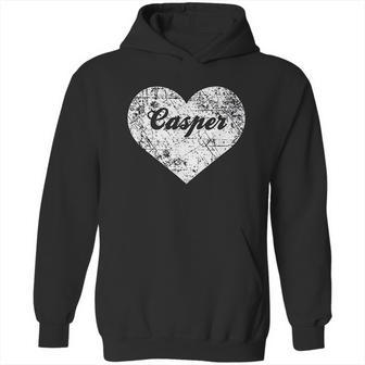 I Love Casper Funny Cute Wyoming Gift Souvenir Hoodie | Favorety