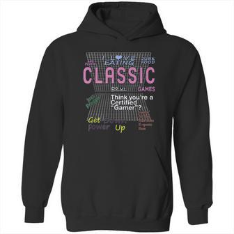 I Love Eating Junk Food And Playing Classic Game T-Shirt Hoodie | Favorety UK