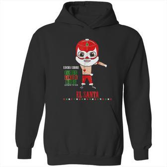 Lucha Libre El Santa Claus Floss Like A Boss 6 Hoodie | Favorety CA