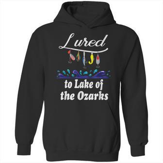 Lured To Lake Of The Ozarks Fishing Fisherman Hoodie | Favorety