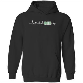 Mahjong Tile Game Gamer Gambler Mah Jong Gambling Heartbeat Graphic Design Printed Casual Daily Basic Hoodie | Favorety UK