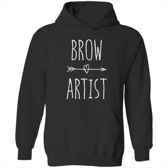 Makeup Artist Gift Eyebrow Microblading Brow Artist Hoodie | Favorety CA