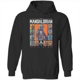 The Mandalorian Character Grid This Is The Way Hoodie | Favorety UK