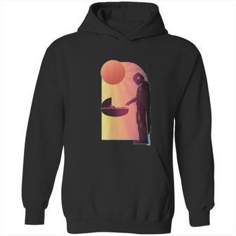 The Mandalorian The Child Discovery Silhouette Hoodie | Favorety